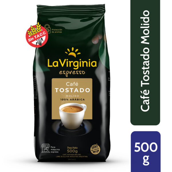La Virginia Café tostado molido x 500 grs. - Imagen 2