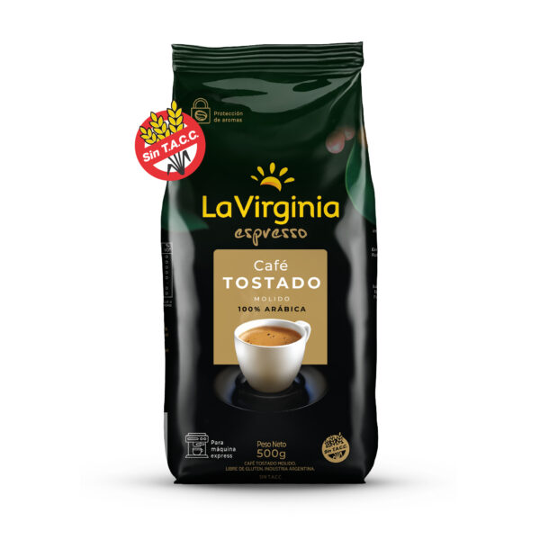 La Virginia Café tostado molido x 500 grs.