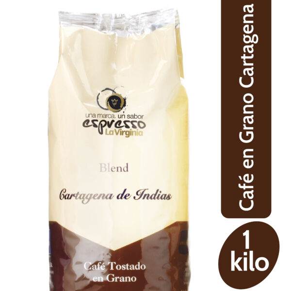 Café Tostado en grano Cartagena x 1 kilo - Imagen 3