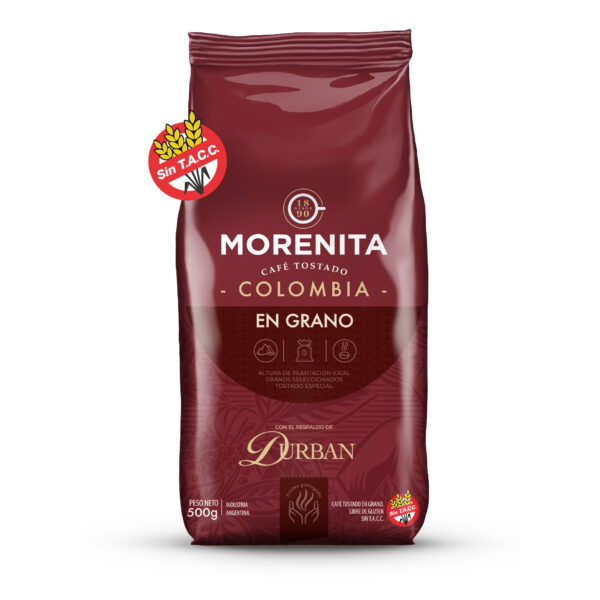 Morenita Colombia tostado en grano x 500 grs.