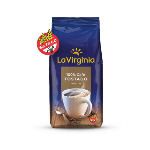La Virginia Café Tostado molido x 250 grs.